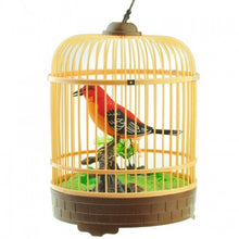 Load image into Gallery viewer, Singing &amp; Chirping Bird In Cage - Realistic Sounds &amp; Movements
