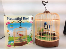 Load image into Gallery viewer, Singing &amp; Chirping Bird In Cage - Realistic Sounds &amp; Movements (Blue)
