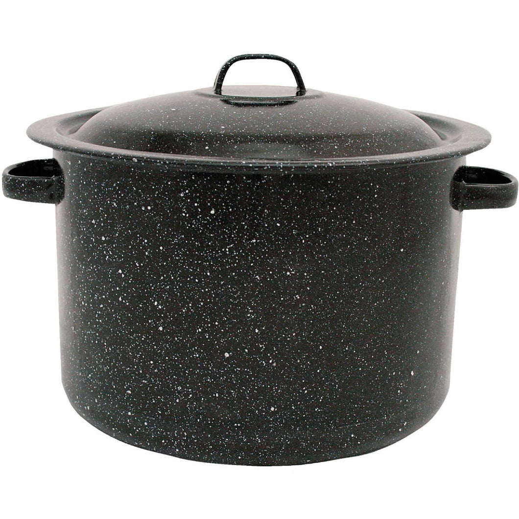 Granite Ware - 7.5Qt Stew Pot Black