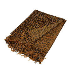 Load image into Gallery viewer, 12-pack Leopard Print Pashmina Scarf Shawls LP
