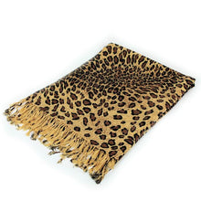 Load image into Gallery viewer, 12-pack Leopard Print Pashmina Scarf Shawls LP
