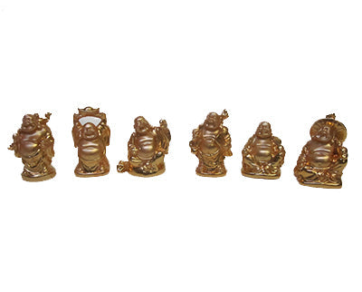 6PCS GOLD BUDDHA SET