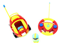 Load image into Gallery viewer, 4&quot; Cartoon R/C Race Car Remote Control Toy For Toddlers (Red)
