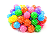 Load image into Gallery viewer, Non-Toxic &quot;Phthalate Free&quot; Crush Proof Play Balls 7 Color: Pink, Green, Purple, Red, Blue, Yellow, Orange, 100pc/Pk
