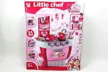 Load image into Gallery viewer, Deluxe Kitchen Appliance Cooking Play Set With Lights &amp; Sound
