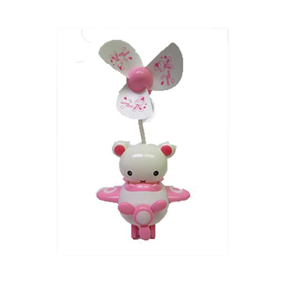 PINK CAT AIRPLANE FAN W/LIGHT
