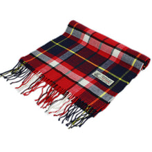 Load image into Gallery viewer, Plaid Cashmere Feel Scarf 12-pack Red/navy/wht
