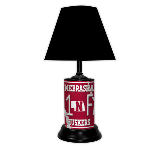 NEBRASKA CORNHUSKERS LAMP