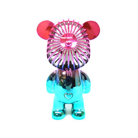 COLORFUL STANDING BEAR ELECTRIC MINI FAN 1 SPEED
