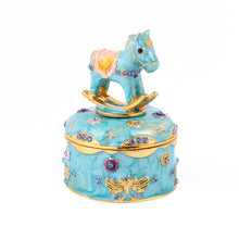 Load image into Gallery viewer, Crown with Cross Jewelry Case
