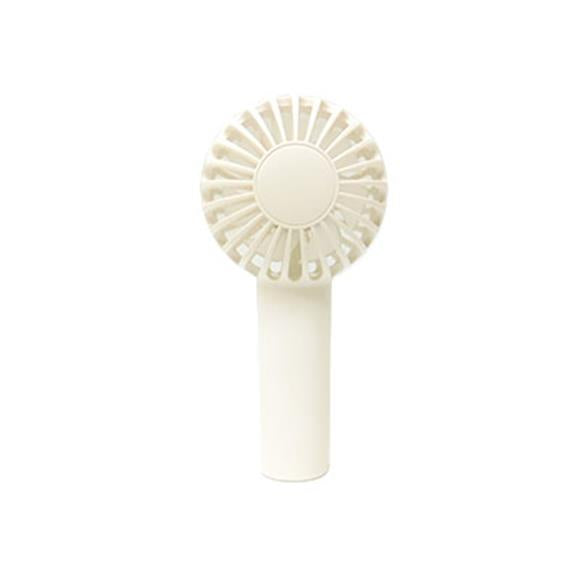 RECHARGEABLE PORTABLE MINI FAN 3 SPEED WHITE