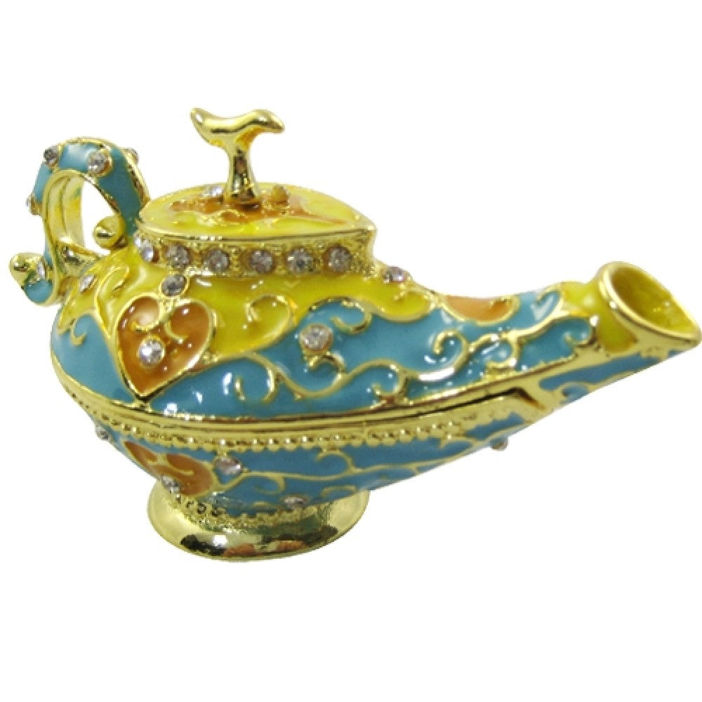 Blue Aladdin Teapot Jewelry Case (MINIMUM OF 2)