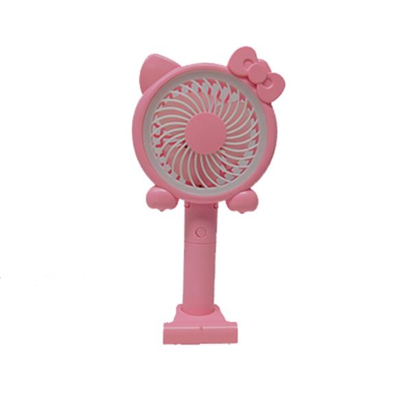 PINK ELECTRIC FAN W/3 SPEED & PHONE HOLDER