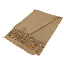 Load image into Gallery viewer, Solid Color Pashmina Scarf Shawl XW
