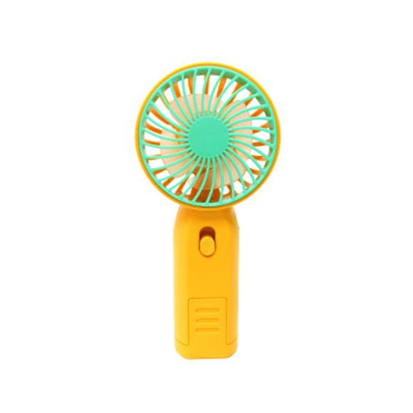 RECHARGEABLE PORTABLE MINI FAN 1 SPEED YELLOW