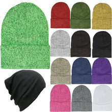 Load image into Gallery viewer, 12-pack Wholesale Beanie Hat Winter Knit Hat High Quality #3603
