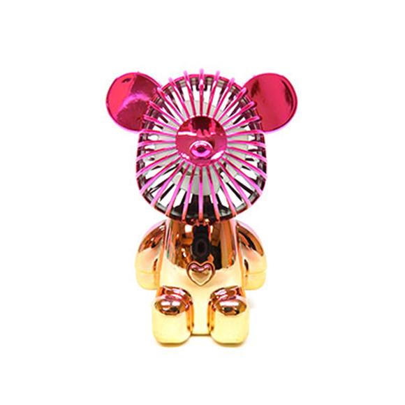 COLORFUL SITTING BEAR ELECTRIC MINI FAN 1 SPEED