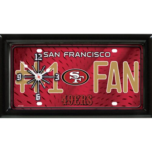 SAN FRANCISCO 49ERS CLOCK