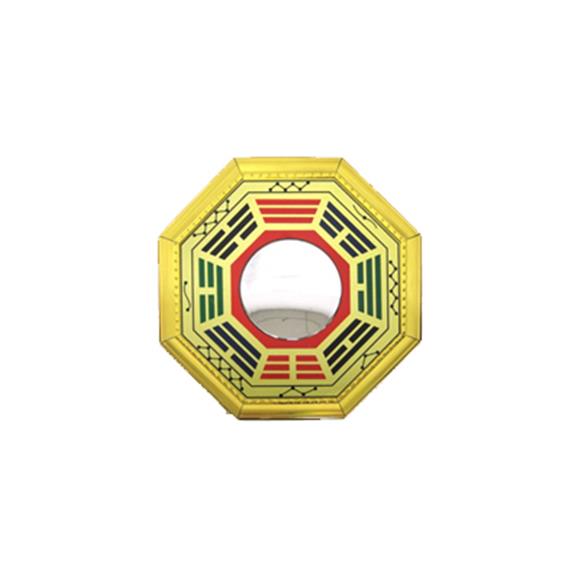 6″ GOLD BAGUA W/MIRROR