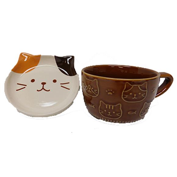 2.5″ CERAMIC CAT CUP W/LID