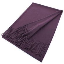 Load image into Gallery viewer, Large Cashmere Feel Scarf Shawls Solid Colors
