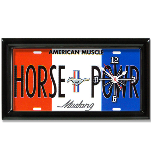MUSTANG HORSE POWER CLOCK