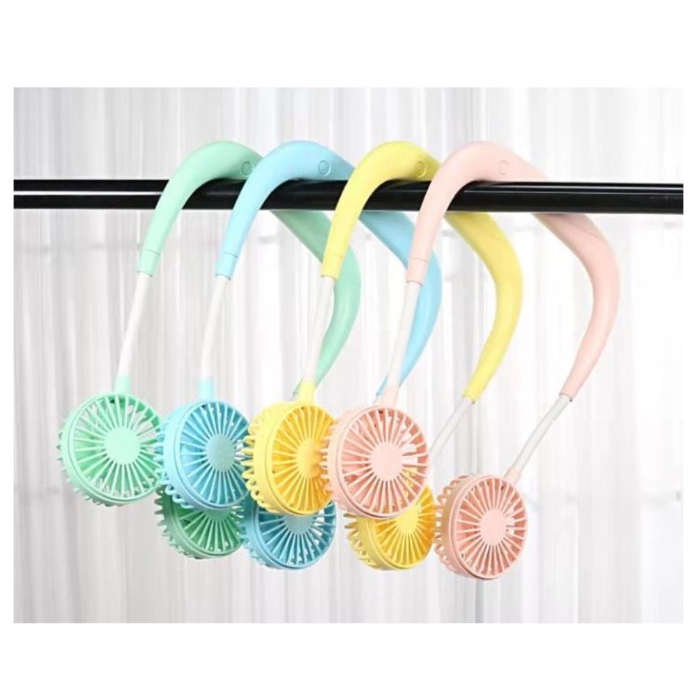 HANDS FREE PERSONAL NECK FAN PINK
