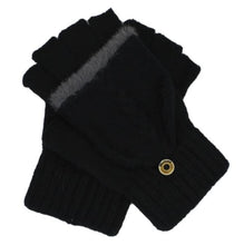 Load image into Gallery viewer, 12-pack Wholesale Knitted Women&#39;s Winter Fingerless Mittens Flap Gloves
