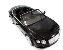Load image into Gallery viewer, 1:12 RC Bentley Continental GT Convertible (Black)
