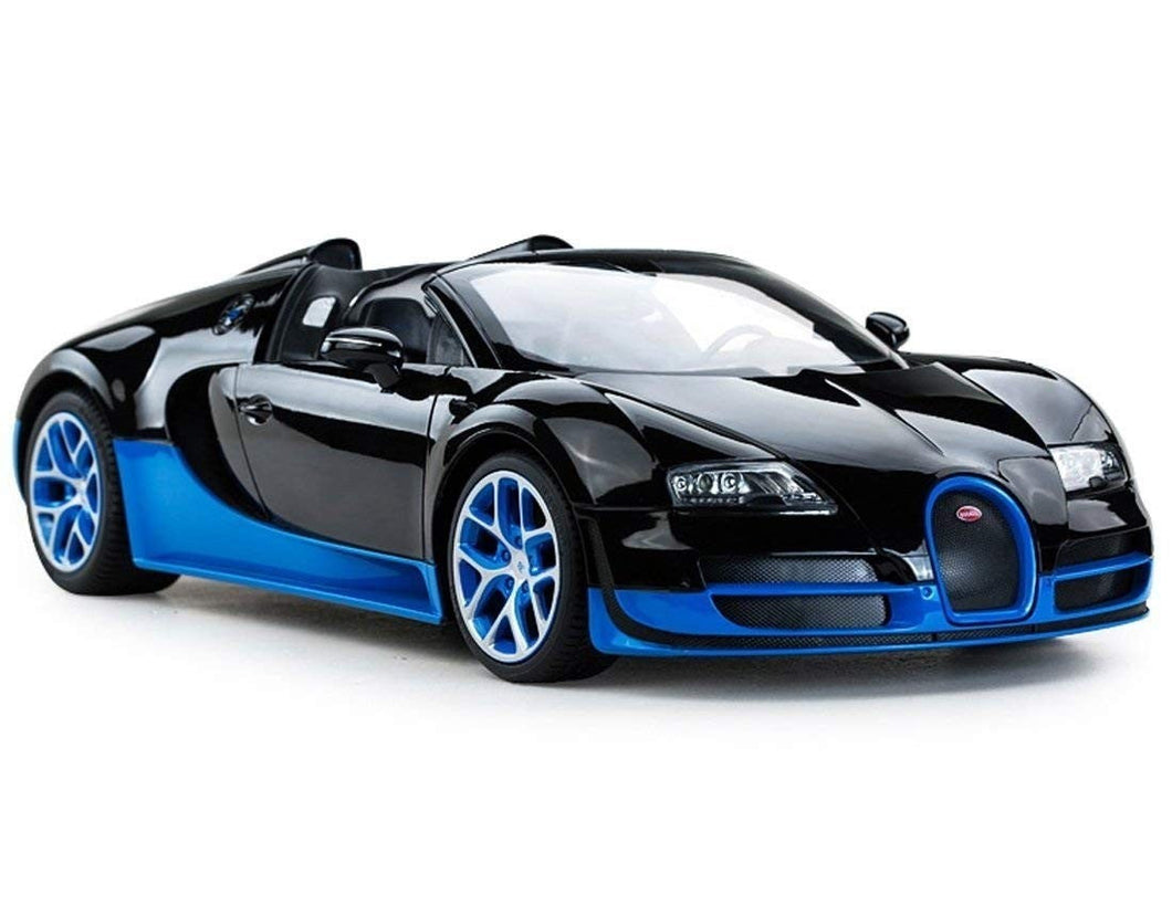 Rastar 1:14 RC Bugatti Veyron Grand Sport Vitesse Car (Black/Blue)