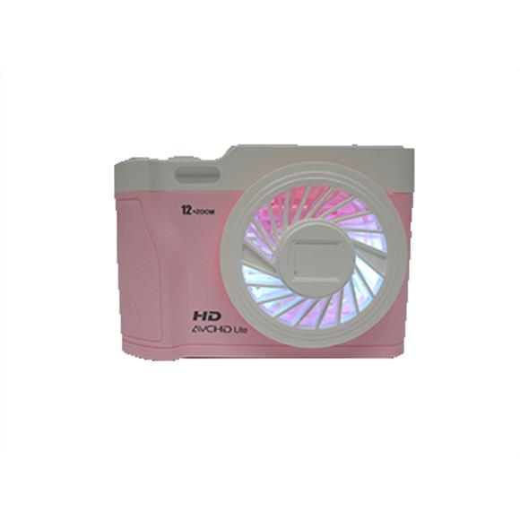 PERSONAL FAN/LIGHT CAMERA DESIGN PINK