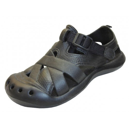 Wholesale Women's Supersoft Comfy Eva Velcro Sandals （*Black Color）
