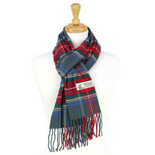 Load image into Gallery viewer, Plaid Cashmere Feel Scarf 12-pack Olive
