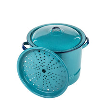 Load image into Gallery viewer, 15Qt Steamer Pot w/ Lid &amp; Trivet
