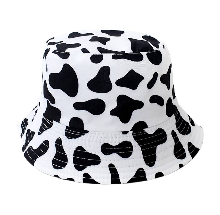 Reversible Cow Printed Bucket Hat