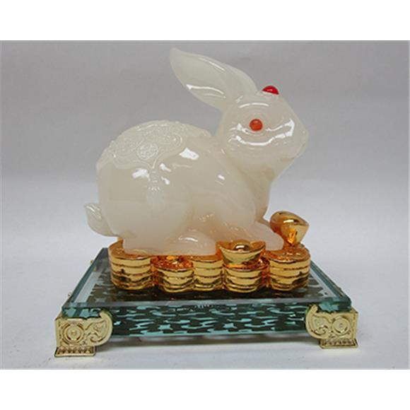 WHITE RABBIT ON COINS