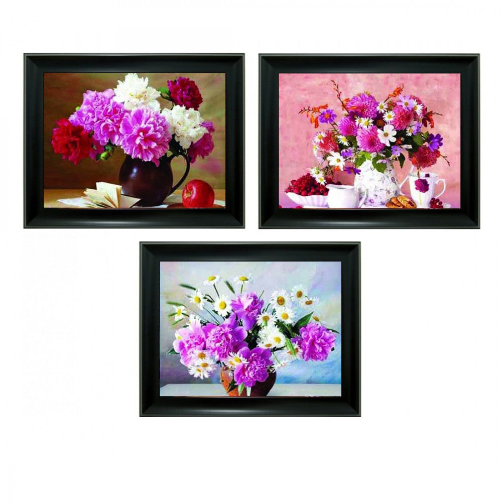 Rose flower 3D Triple Image (MINIMUM OF 4)