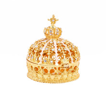 Load image into Gallery viewer, Crown with Cross Jewelry Case

