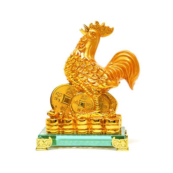 GOLD ROOSTER W/COINS