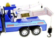 Load image into Gallery viewer, Big Heavy Duty Police Tow Truck With Friction Power
