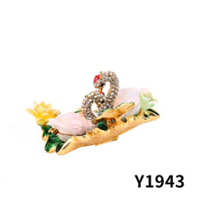 Load image into Gallery viewer, Pair Swan Jewelry Case
