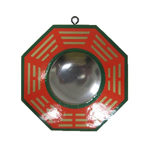 6″ RED CONCAVE BAGUA