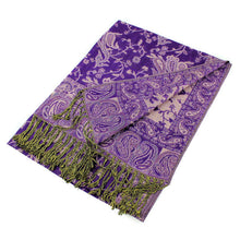 Load image into Gallery viewer, Paisley Pashmina Shawls Scarf 023
