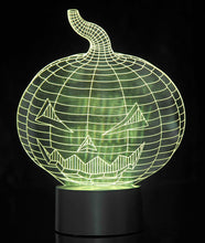 Load image into Gallery viewer, 3D Pumpkin Laser Cut Precision LED Lights
