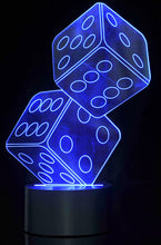 Load image into Gallery viewer, 3D Dice Lighting Laser Cut Precision LED Lights
