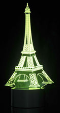 Load image into Gallery viewer, 3D Eifel Tower Laser Cut Precision LED Lights
