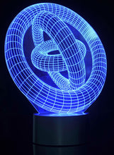 Load image into Gallery viewer, 3D Ring-In-Ring Laser Cut Precision LED Lights
