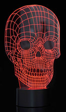 Load image into Gallery viewer, 3D Skull Laser Cut Precision LED Lights
