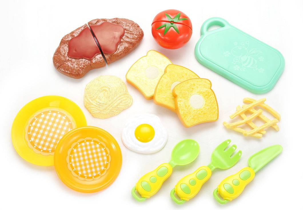 Kitchen Fun Steak And Egg Dinner Cutting Food Playset (available for purchase in increments of 1)