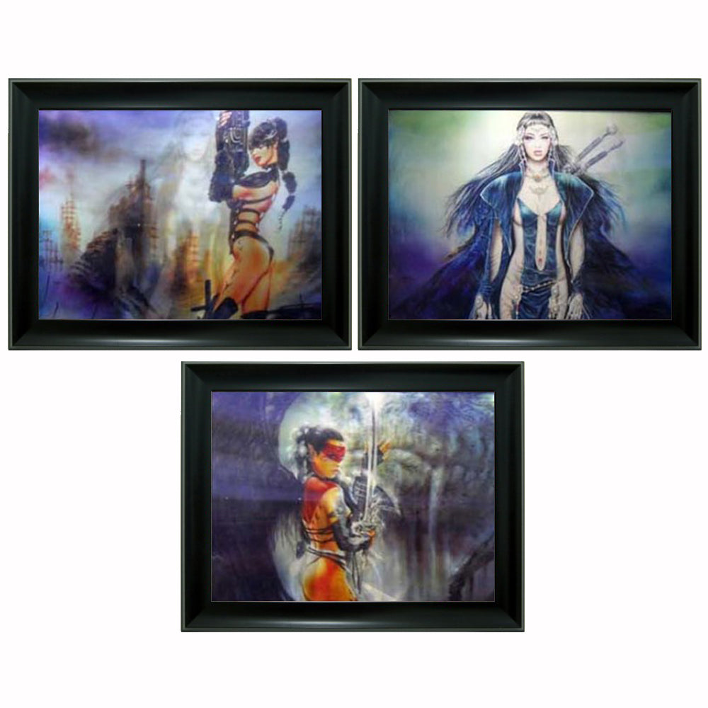 Lady Assassin 3D Triple Image  (MINIMUM OF 4)